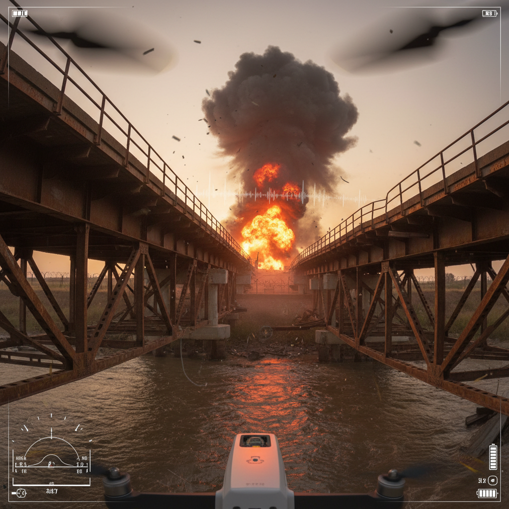 Ukraine’s Drone Strike on Bridges Shows Changing Face of Warfare