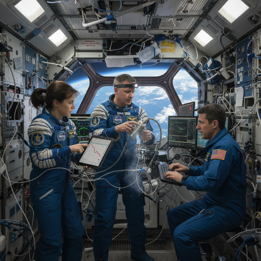 ISS Leak Highlights Challenges of Long-Term Space Habitats
