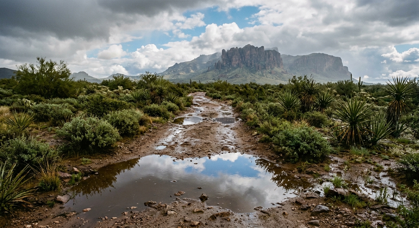 New Mexico Weather Brings Rainfall Followed by Drier Weekend Across Southwest USA